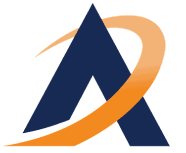 Avision logo with a stylized blue "A" and an orange swoosh, symbolizing careers in world-class industries.